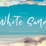 White Sand Font Poster 1