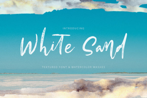 White Sand Font Poster 1