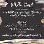 White Sand Font Poster 9
