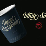 White Smith Font Poster 8