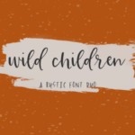 Wild Children Font Poster 1