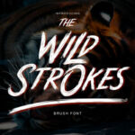 Wild Strokes Font Poster 1