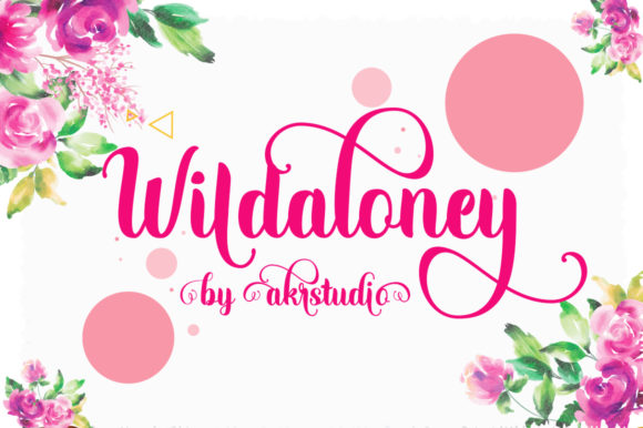 Wildaloney Font Poster 1