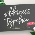 Wilderness Font Poster 1
