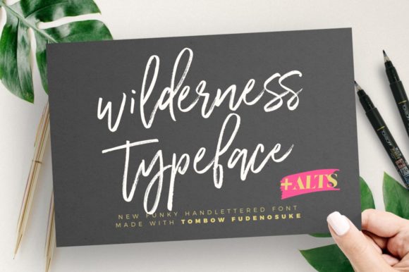 Wilderness Font Poster 1