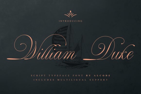 William Duke Font Poster 1