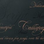 William Duke Font Poster 2