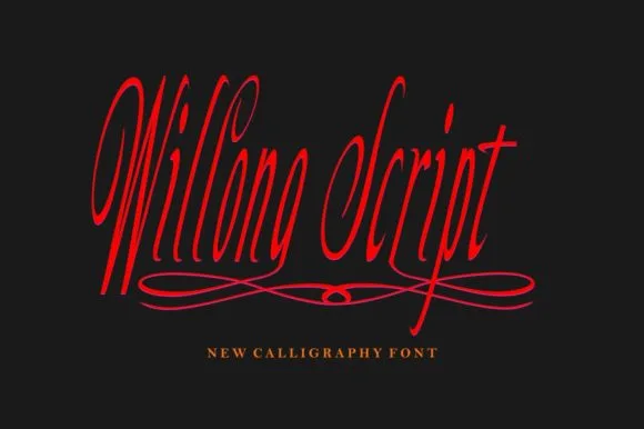Willona Font Willona Font Poster 1