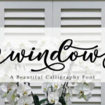 Window Font Poster 1