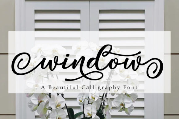 Window Font Poster 1