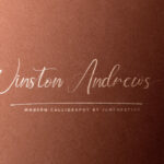 Winston Andrews Font Poster 1