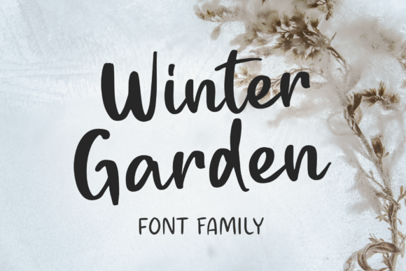 Winter Garden Font Poster 1