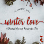 Winter Love Font Poster 1