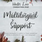 Winter Love Font Poster 11