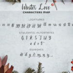 Winter Love Font Poster 9