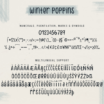 Winter Poppins Font Poster 5