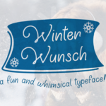 Winter Wunsch Font Poster 1