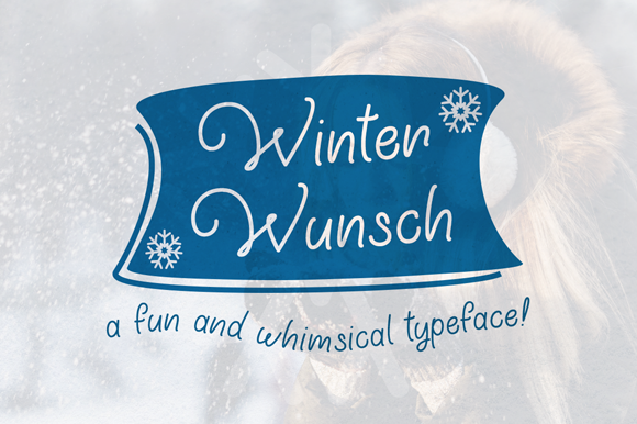 Winter Wunsch Font Poster 1