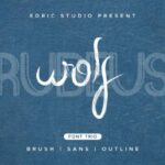 Wolf Rubeus Font Poster 2