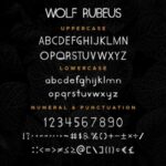 Wolf Rubeus Font Poster 5