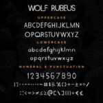 Wolf Rubeus Font Poster 5