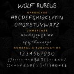 Wolf Rubeus Font Poster 10