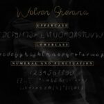 Wolven Shevana Font Poster 5