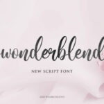 Wonderblend Font Poster 1