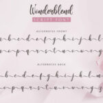 Wonderblend Font Poster 6