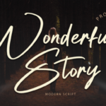 Wonderful Story Font Poster 1