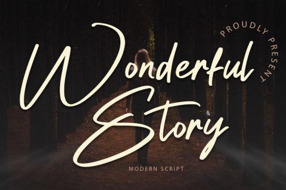 Wonderful Story Font Poster 1