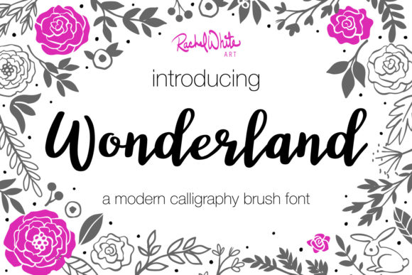 Wonderland Font Poster 1