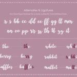 Wonderland Font Poster 3