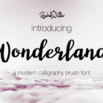 Wonderland Font Poster 5