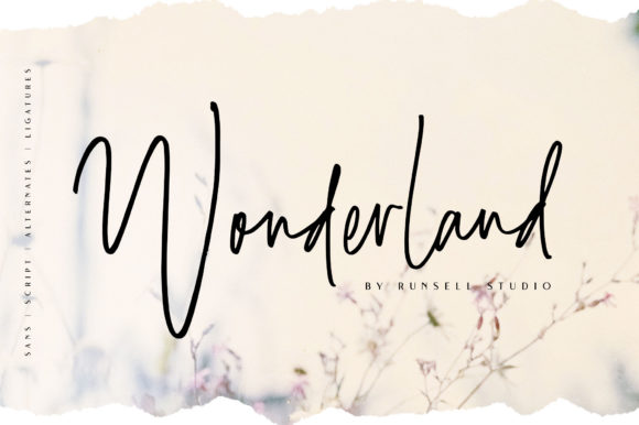Wonderland Font