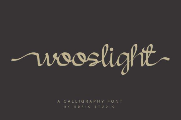 Wooslight Font Poster 1
