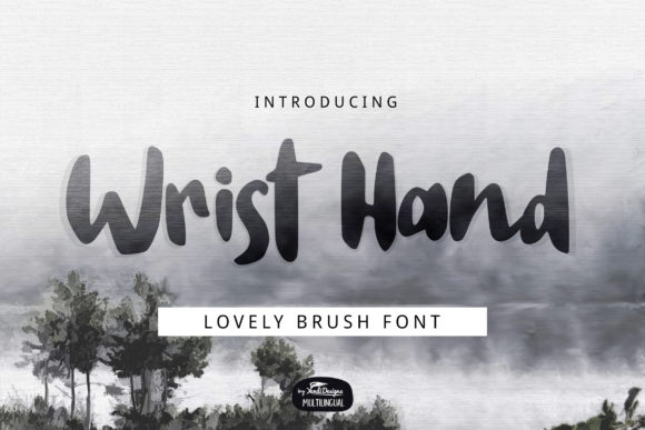 Wrist Hand Font Poster 1