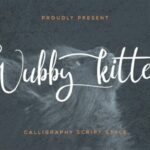 Wubby Kitten Font Poster 1