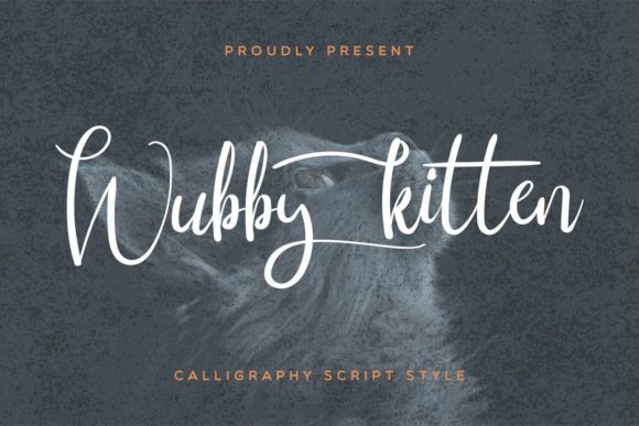 Wubby Kitten Font Poster 1