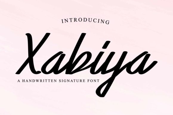 Xabiya Font Poster 1