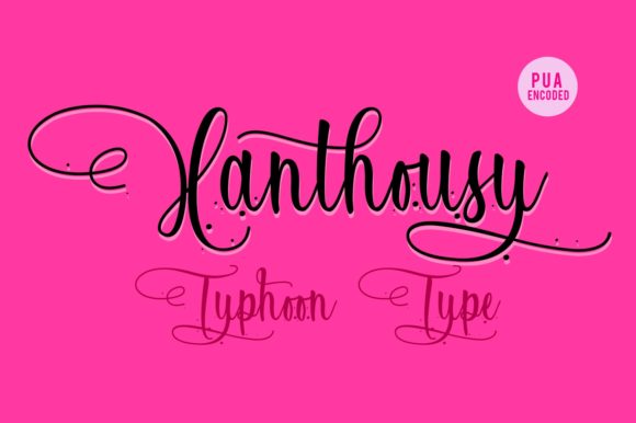 Xanthousy Font Poster 1