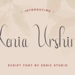 Xenia Urshina Font Poster 1