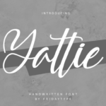 Yattie Font Poster 1