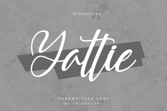 Yattie Font Poster 1