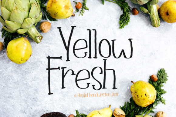 Yellow Fresh Font