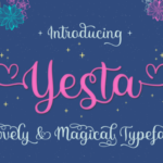 Yesta Font Poster 1