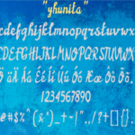 Yhunita Font Poster 3