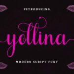 Yollina Font Poster 1