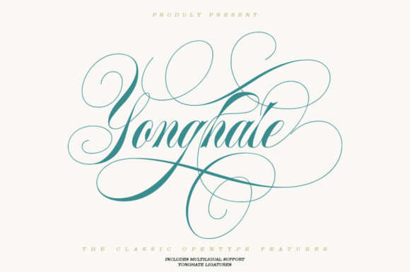 Yonghate Font Poster 1