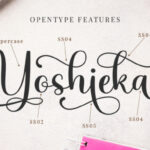 Yoshieka Font Poster 7